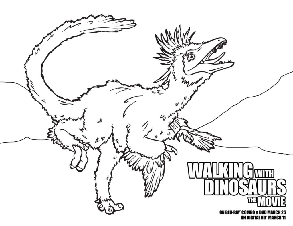 walking with dinosaurs coloring pages - photo #7