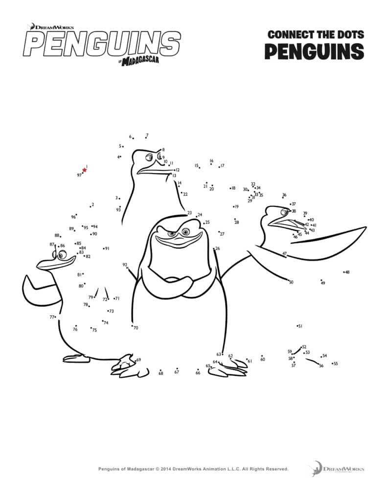 madagascar coloring pages penguin - photo #48