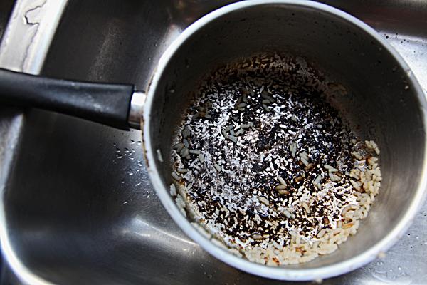 Gross dirty cooking pan