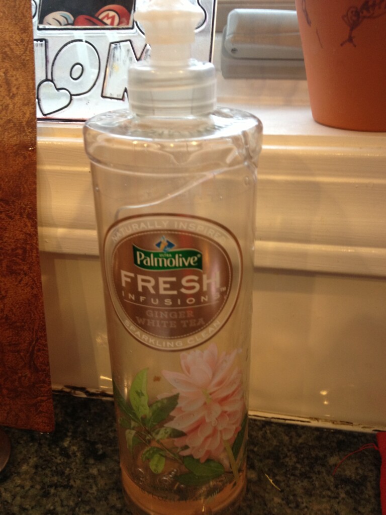 Palmolive by the sink