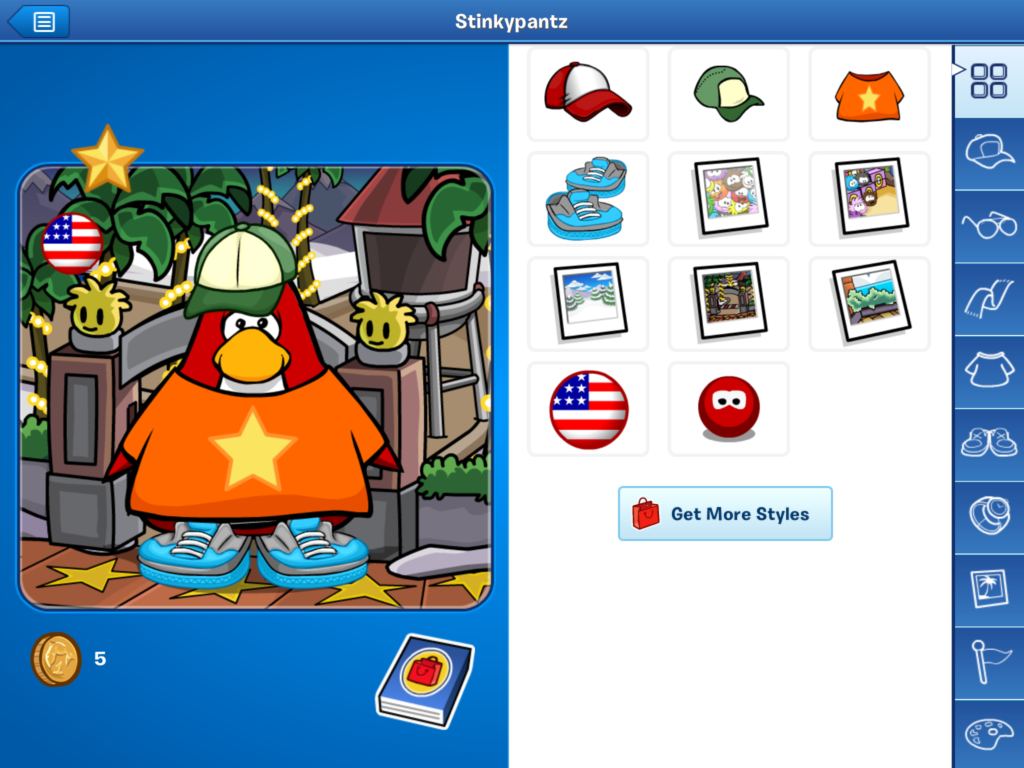 Yes, my penguin's called StinkyPantz, and he's not even wearing any pants.