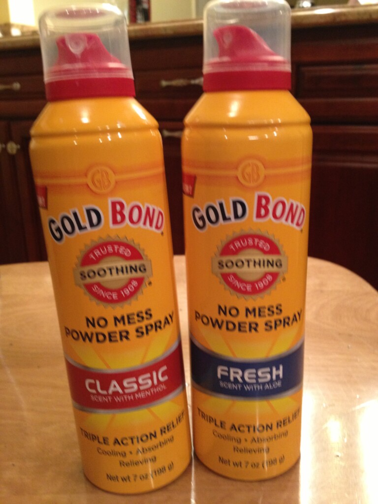 Gold Bond Spray No Mess Powder cans