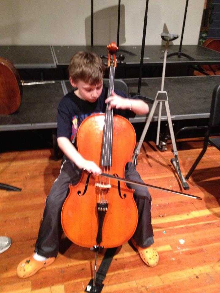 Good thing Jason went with the viola instead of the cello.