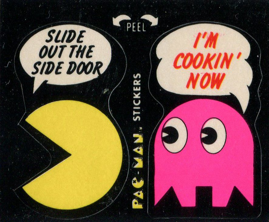 Pac-Man sticker