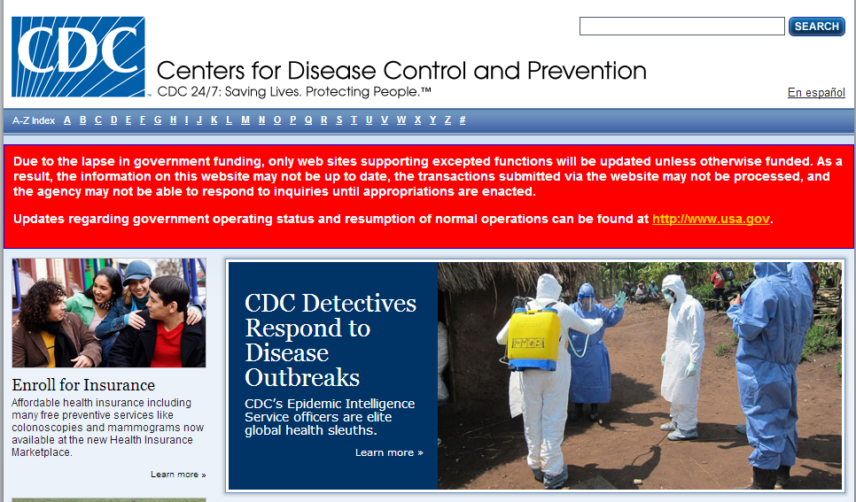 If the CDC's not watching our back for Zombies, who is?