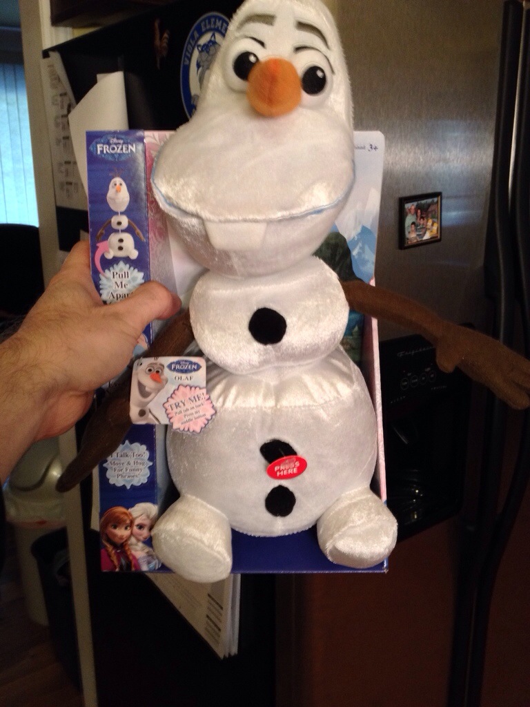 #DisneyFrozen Olaf stuffed animal
