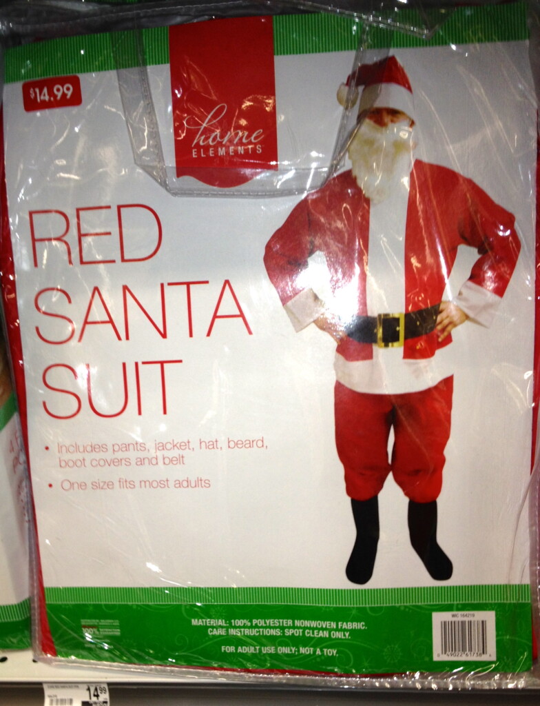 Duane Reade Santa outfit