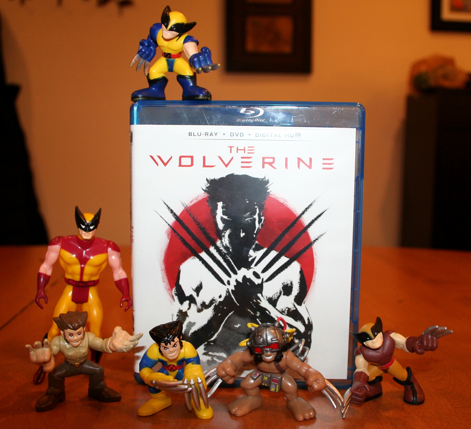 The Wolverine DVD action figures