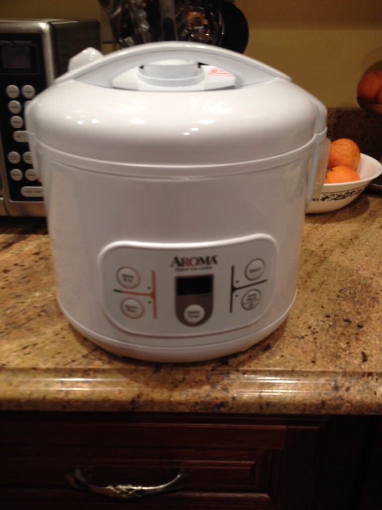 So happy Allie FINALLY opened up and used her rice cooker!