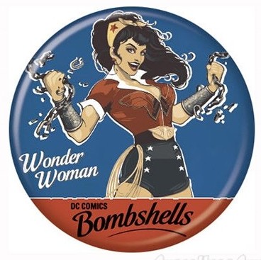 Wonder Woman Bombshell button 