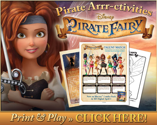 The Pirate Fairy Activity Pack #PirateFairy
