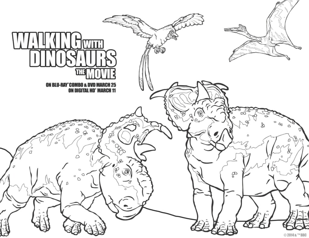 Walking with Dinosaurs coloring pages