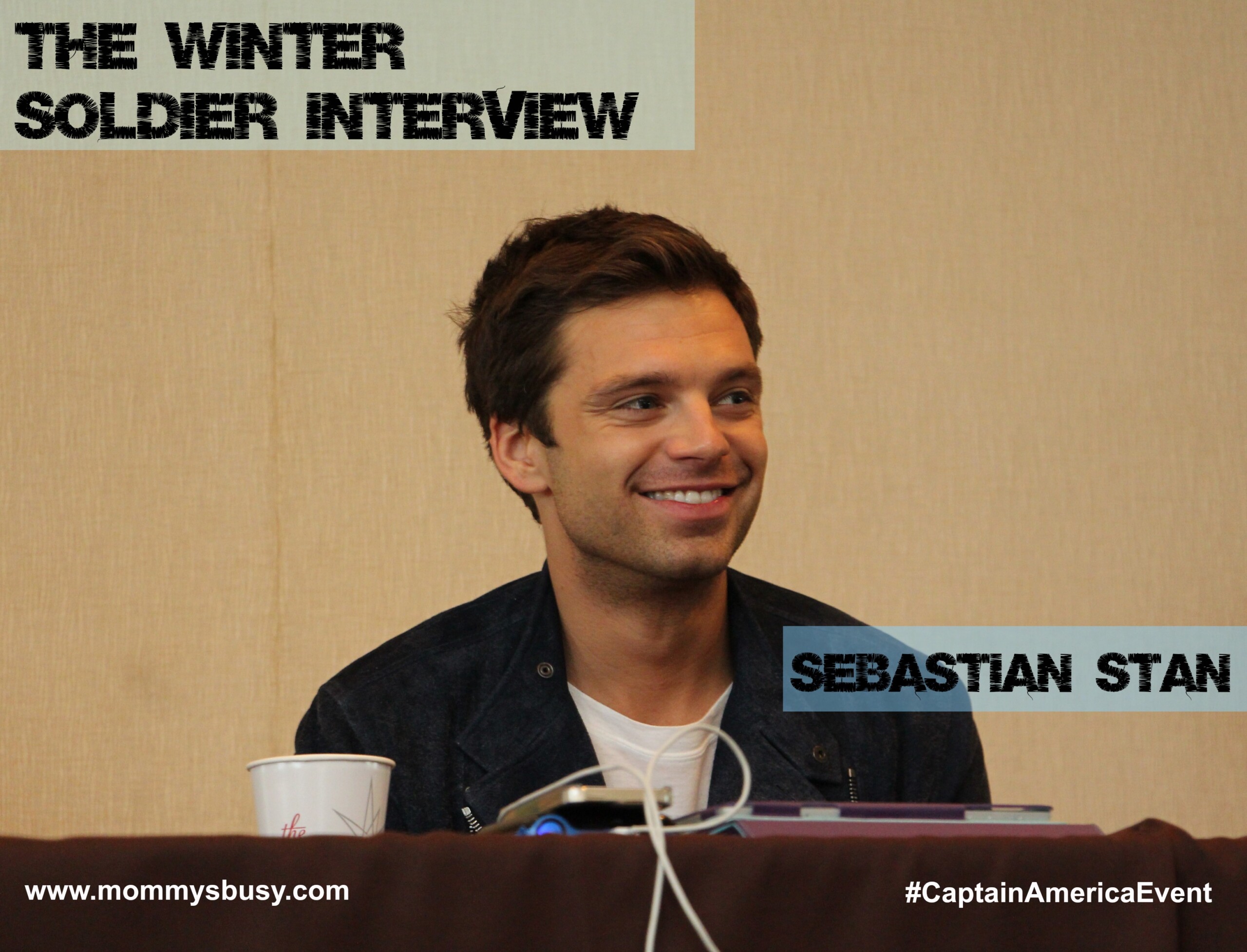 Sebastian Stan interview #CaptainAmericaEvent