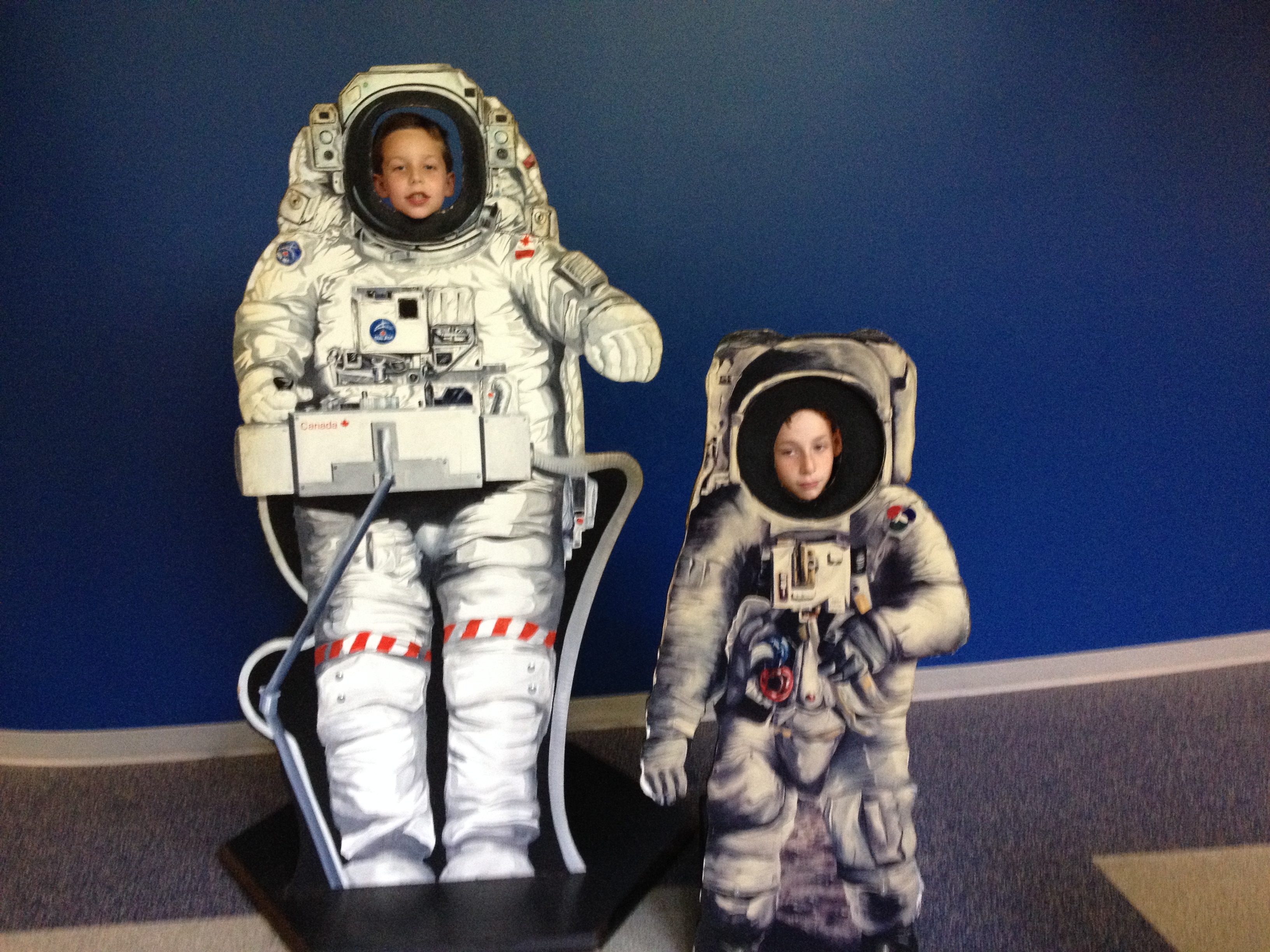 Apparently astronauts don't smile.