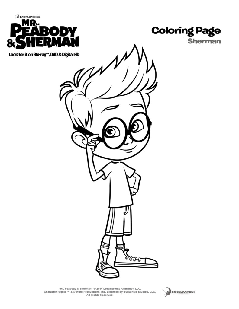 Sherman-coloringpage 2