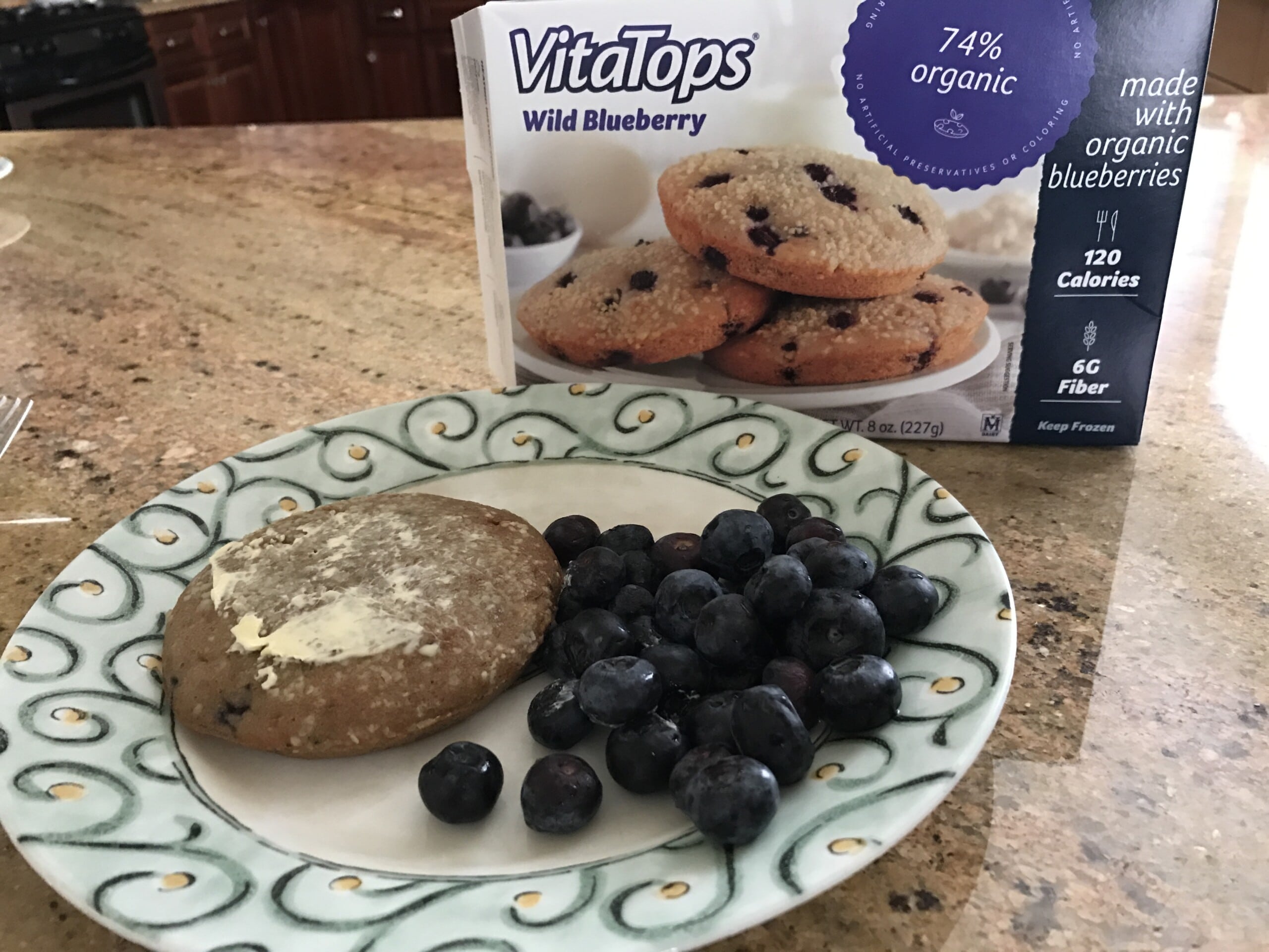 #VitaTops Wild Blueberry Muffin Tops