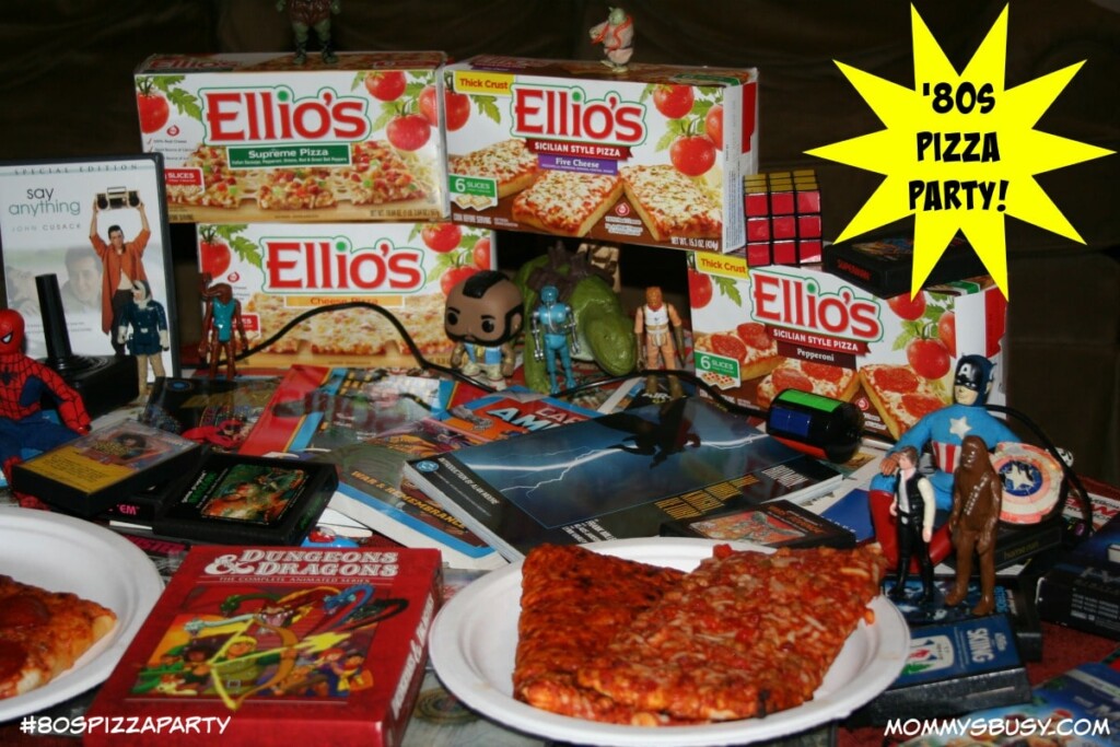 #80sPizzaParty Ellio's Pizza