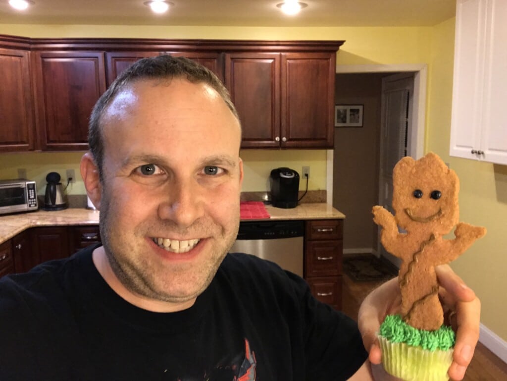 Groot Birthday cupcakes