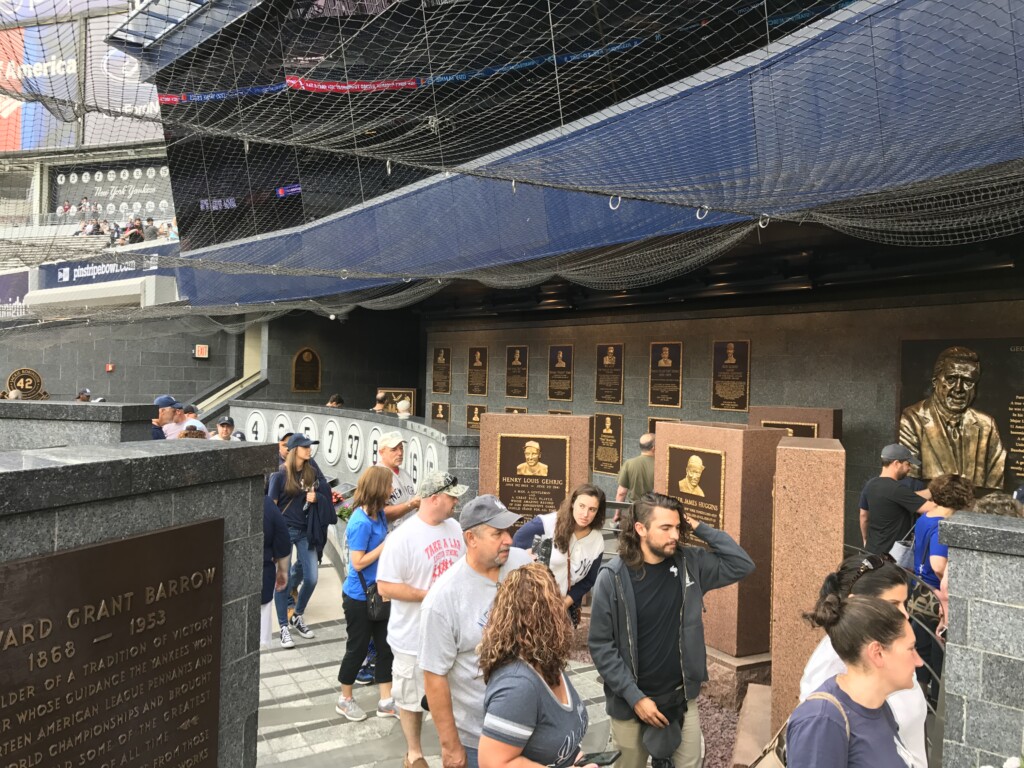 Monument Park at Yankee Stadium