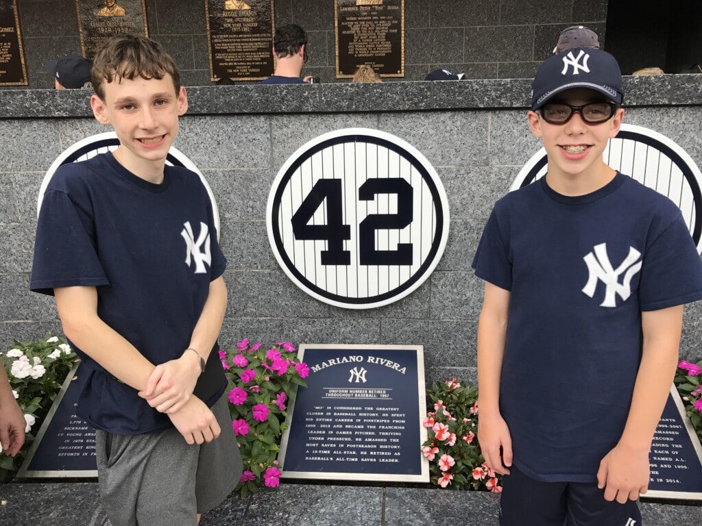 Yankee Stadium Mo's number