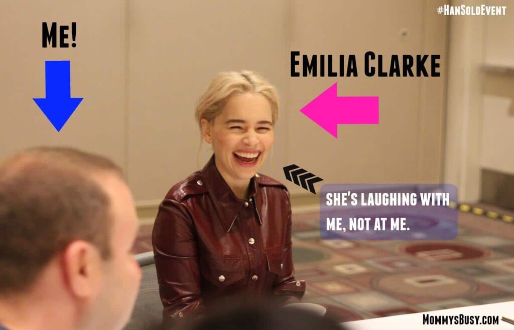 SOLO #HanSoloEvent Emilia Clarke