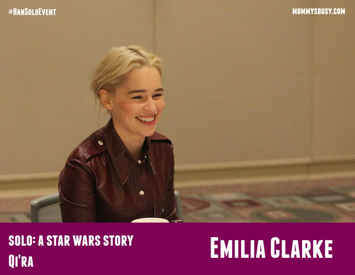 SOLO #HanSoloEvent Emilia Clarke