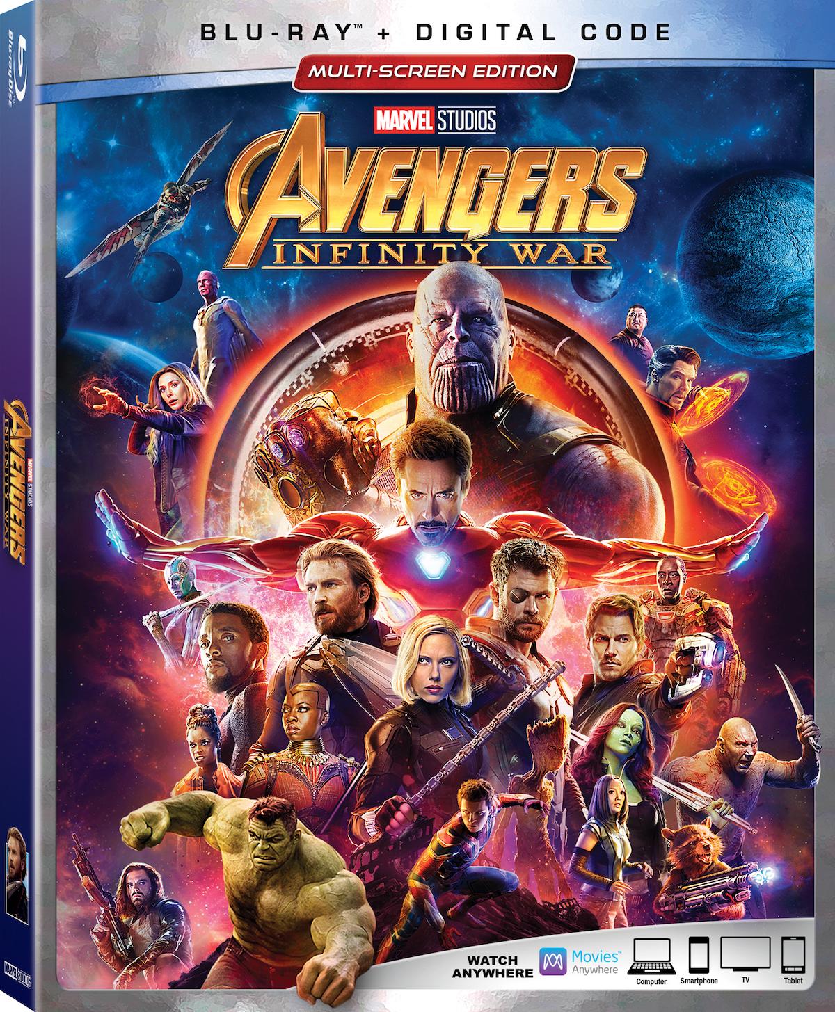 Avengers Infinity War DVD