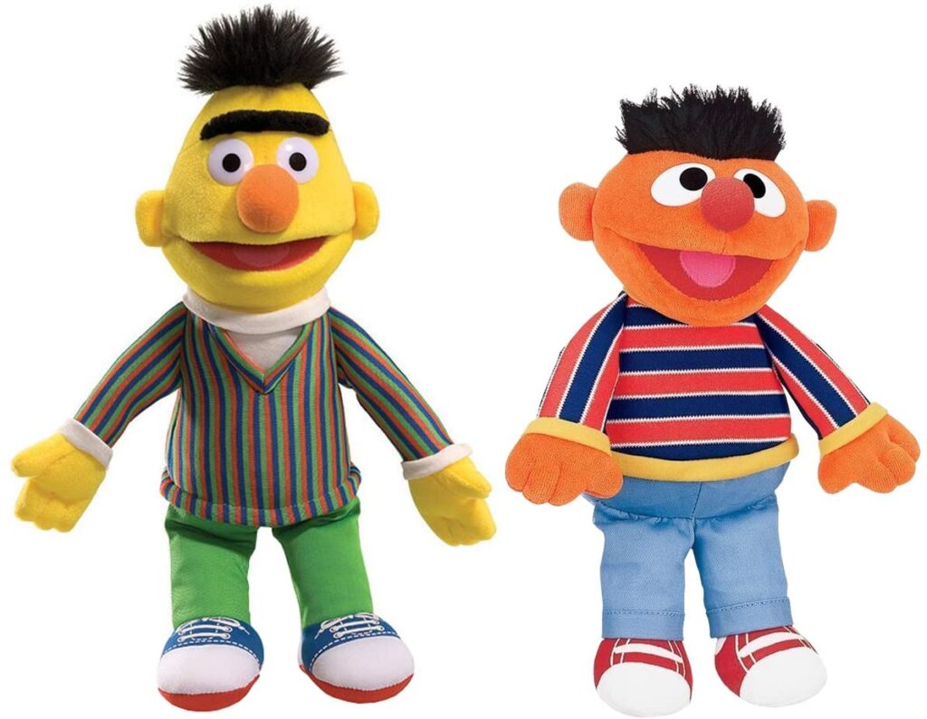 Bert and Ernie plush dolls