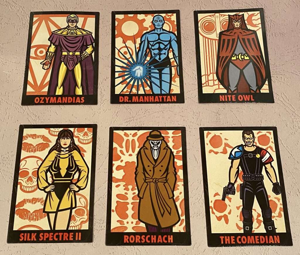 Watchmen figures cards