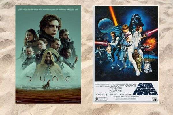 Dune and Star Wars movie posters