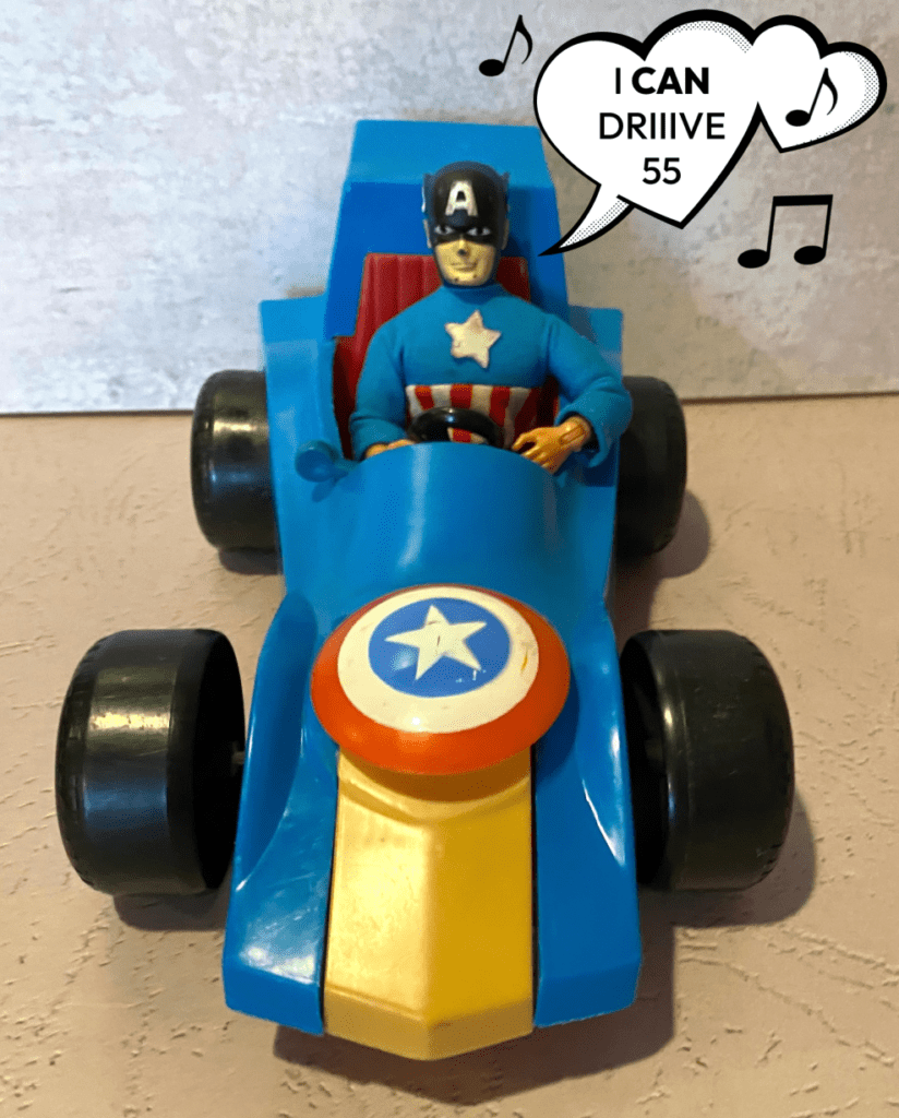 Mego Cap and his Captain Americar