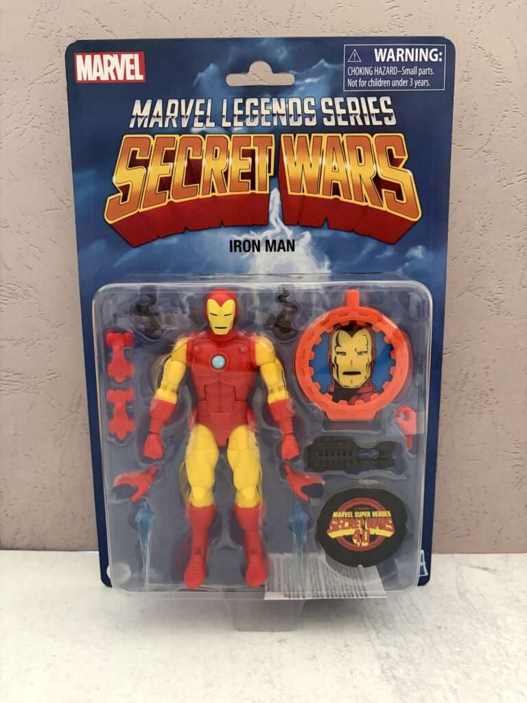 Marvel Legends Series Secret Wars Iron Man in card