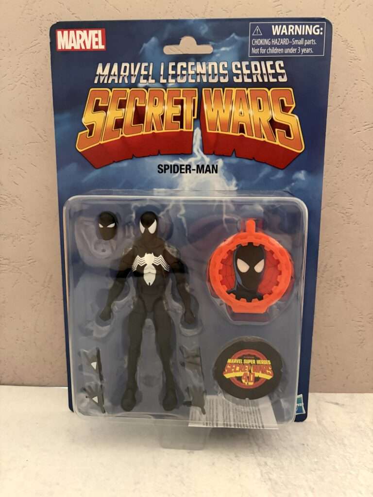 Marvel Legends Series Secret Wars Spider-Man on card