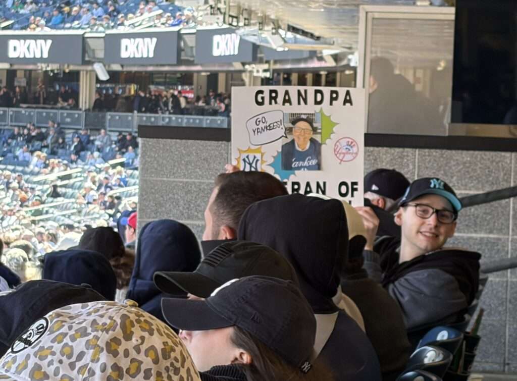 Grandpa Phil veteran of the game sign