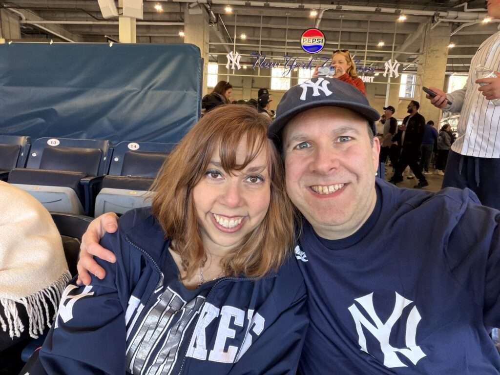 Selfie at the Yankees game