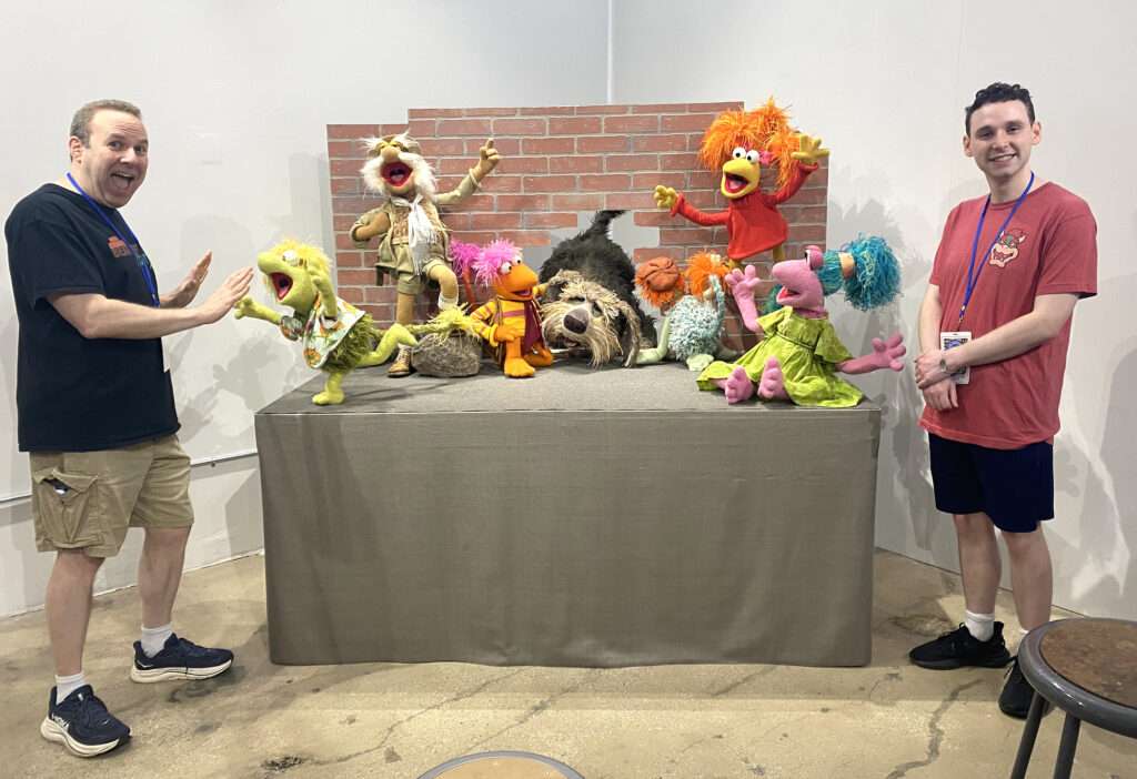 The Fraggles at the Jim Henson's Creature Shop Tour