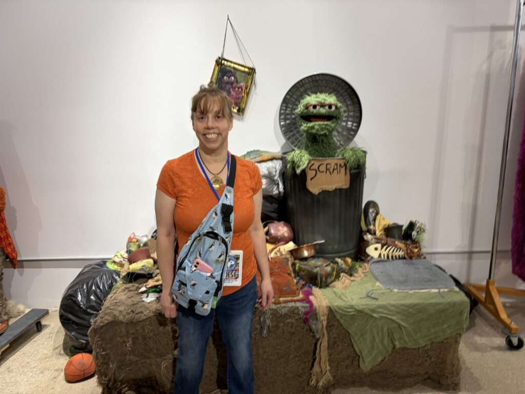Allie and Oscar the Grouch